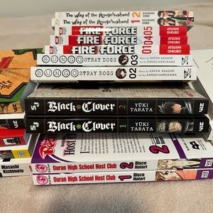 19 Manga Books. Various titles. Brand new.